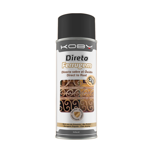 SPRAY DIRETO FERRUGEM, KOBY